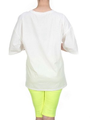 KD-795 WHITE/LIGHTGREEN Костюм-двойка женский 7986 TREND