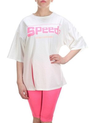 KD-795 WHITE/CRIMSON Костюм-двойка женский 7986 TREND