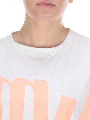 KD-792 WHITE/CORAL Костюм-двойка женский 7986 TREND