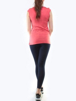 1217 CORAL/DK. BLUE Спортивный костюм для фитнеса женский (90% вискоза, 10% лайкра)
