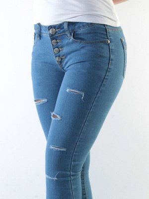 CY1730 Джинсы женские (70% хлопок, 30% спандекс)