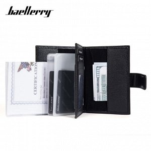 Обложка для паспорта и автодокументов Baellerry черная 03144