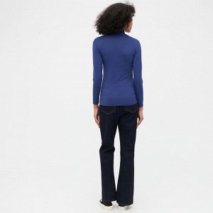 UNIQLO Heattech — нательная водолазка — DARK GREEN