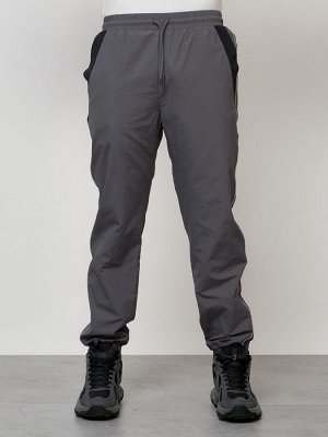 Спортивный костюм мужской модный серого цвета 15006Sr