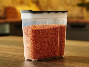 Контейнер 1,4л для сыпучих продуктов (графит) Россия