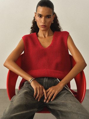 Вязаный жилет, GL089/willan