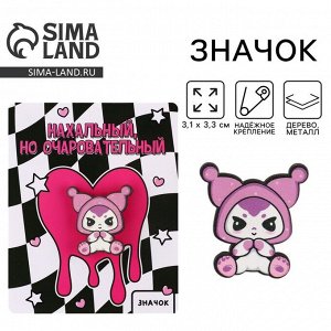 Значок флуоресцентный Cheeky, 3.1x3.3 см