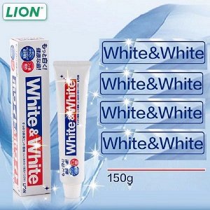 LION Зубная паста "White&White", горизонтальная туба, 150 гр.