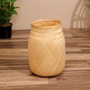 СИМА-ЛЕНД Корзинка плетёная, из бамбука 30*30*41 см
