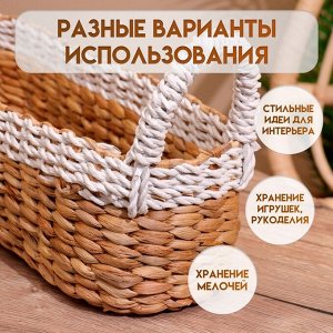 Корзина плетёная 40х16х20 см