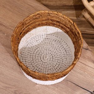 Корзина плетёная 25х25х20 см