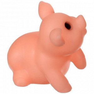 Резиновые игрушки для ванны Крошка Я «Мыльница: Свинка», с пищалкой, в наборе 4 шт.