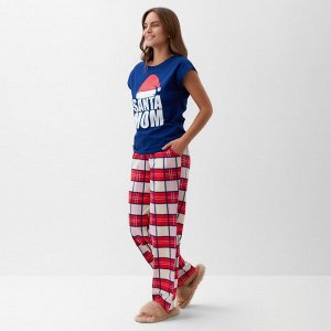 Пижама новогодняя женская KAFTAN "Santa team" размер, 49