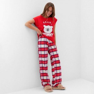 Пижама новогодняя женская KAFTAN "Bear" размер, 49