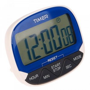 Часы-будильник электронные, обратный отсчёт, 11.5х10.5х7 см, микс