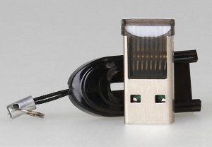 Картридер для карт памяти, USB 2.0 - MicroSD Smartbuy 710, черный (SBR-710-K)