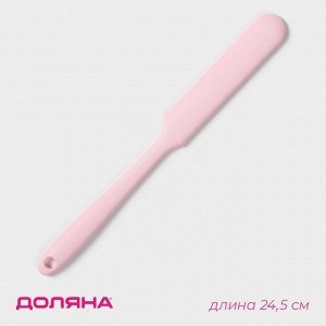 Лопатка - палетка Доляна «Винфор», 24.5 см, розовая