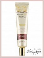 3W Clinic Крем для кожи вокруг глаз с золотом и коллагеном Eye Cream Collagen &amp; Luxury Gold Premium, 40 мл