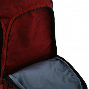 Рюкзак молодёжный, Luris «Спринт 3», 42 x 29 x 16 см, эргономичная спинка, бордо