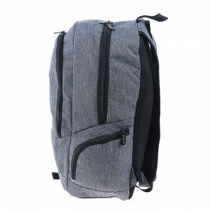 Рюкзак молодёжный Stavia 47 х 32 х 17 см, эргономичная спинка, Slash, серый