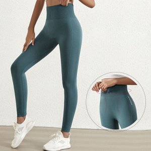 Лосины утягивающие, спортивные, пушап, высокая талия