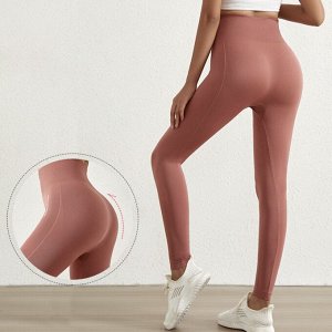 Лосины утягивающие, спортивные, пушап, высокая талия