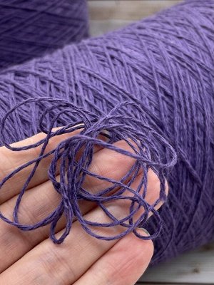 Пряжа для вязания 100 гр, Angora 30 50% меринос 30% ангора 20% па 500м/100г Grape shake (виноградный коктейль)