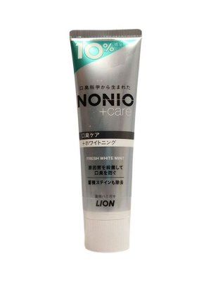 Зубная паста Lion Nonio +Care Fresh White Mint, 143 гр, Япония