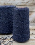 Пряжа для вязания 100 гр.,Flamatto 100% гребенной меринос  700м/100г Темно-синий