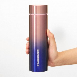 Starbucks Holiday - праздничный термос с градиентом
