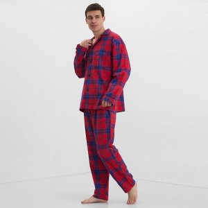 Пижама мужская из фланели (рубашка и брюки) KAFTAN