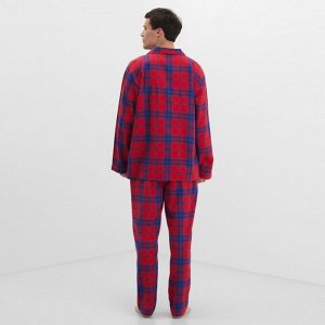 Пижама мужская из фланели (рубашка и брюки) KAFTAN