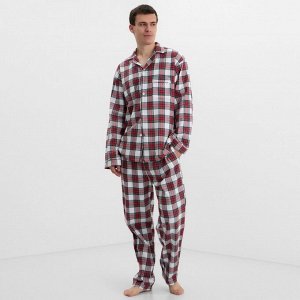 Пижама мужская из фланели (рубашка и брюки) KAFTAN