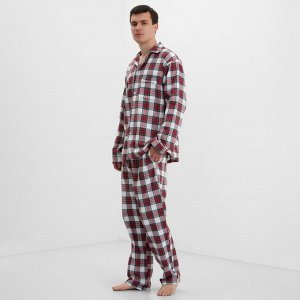 Пижама мужская из фланели (рубашка и брюки) KAFTAN
