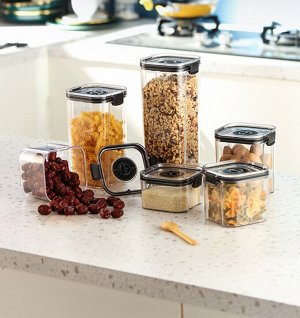 West Банка для хранения сыпучих продуктов с дата-индикатором, 640 мл
