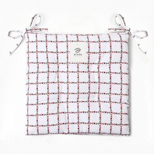 Подушка Этель "Flower Cage" 40х40 см, 100% хл, рогожка 186 г/м2