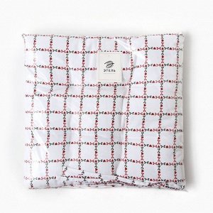 Подушка Этель "Flower Cage" 40х40 см, 100% хл, рогожка 186 г/м2
