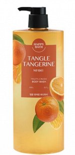 Гель для душа натуральный с ароматом мандарина Happy Bath 900г