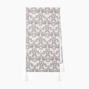 Дорожка на стол Этель Classic 40x149 см, 100% хлопок, рогожка 186 г/м², серая