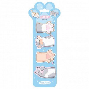 Флажки-закладки MESHU ""Cute Paws"",  20л., европодвес