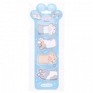 Флажки-закладки MESHU ""Cute Paws"",  20л., европодвес
