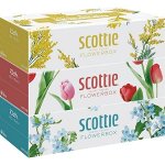 Cалфетки двухслойные &quot;Scottie Flower Box&quot;, 500листов, 250штук, 3 упаковки