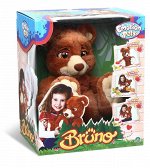 Медведь GPH25063 BRUNO интерактивный, на батарейках, в коробке 36x28x40см ТМ GIOCHI PREZIOSI