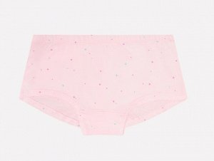 Трусы для девочки Crockid КБ 1968 цветные точки на нежно-розовом