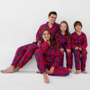 Пижама детская из фланели (рубашка и брюки) KAFTAN 30 (98-104)