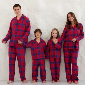 Пижама детская из фланели (рубашка и брюки) KAFTAN 30 (98-104)
