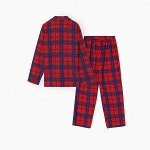 Пижама детская из фланели (рубашка и брюки) KAFTAN 30 (98-104)