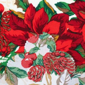 Скатерть новогодняя «Доляна. Новогодние украшения», 145x220 см, 100% п/э
