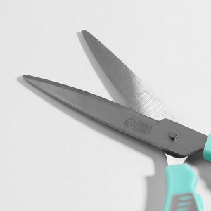 Ножницы универсальные, скошенное лезвие 8.5", 21 см, МИКС