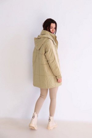 Куртка + ДЛИНА: 78 (+-3) см.
+ СОСТАВ: ПЭ 100%; подклад: ПЭ 100%; утеплитель: 150 г/м
+ ПАРАМЕТРЫ МОДЕЛИ: 81/62/88, рост модели 172 см.
+ ОБРАЗЕЦ НА МОДЕЛИ: 46